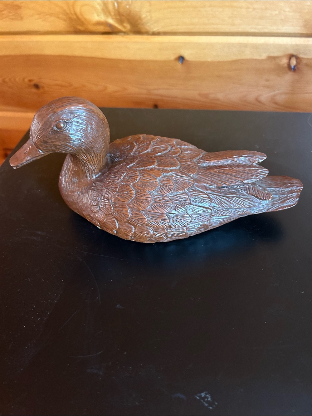 Red Mill Brown Decorative Duck 🦆 Sculpture - Home Art